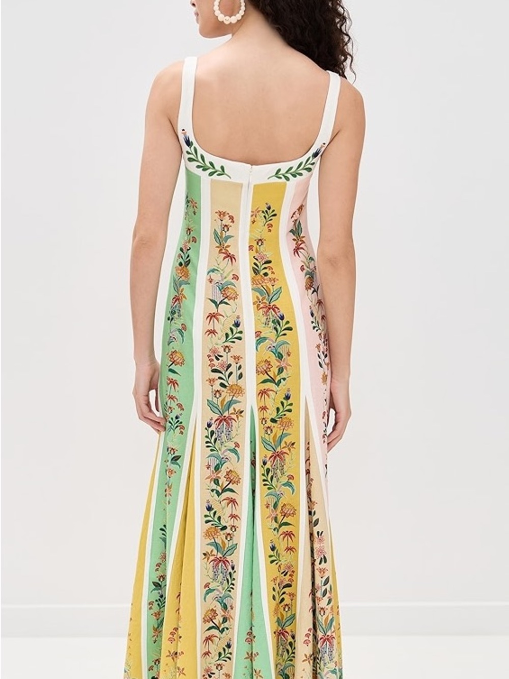 Farm Rio Floral Striped Maxi Dress size small 💫 - Picture 5 of 6